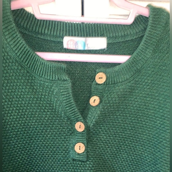 Free People FP Beach Hailee Sweater in Green Women’s size Large - Picture 6 of 7